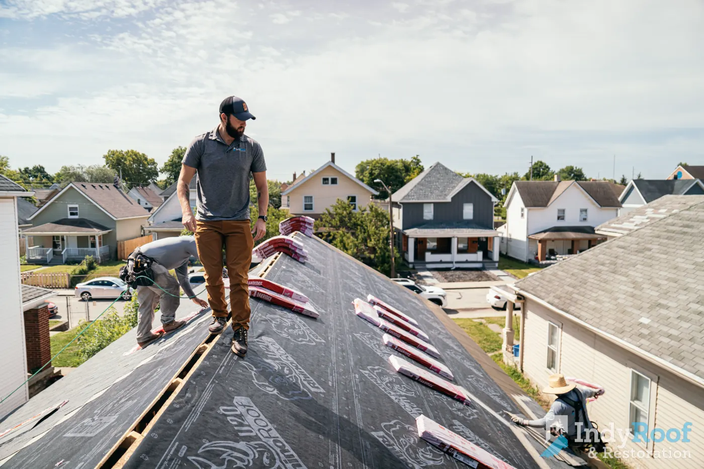 Commercial roof inspection documented in Lochaven